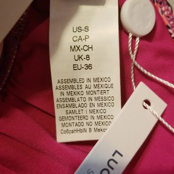 NWT Lucky Brand Tapestry Tankini Top S - Picture 7 of 7